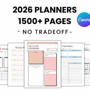 NO TRADEOFF™ 2026 Planners Bundle